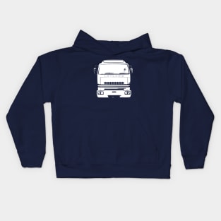 Leyland T45 Roadtrain 1980s classic lorry monoblock white Kids Hoodie